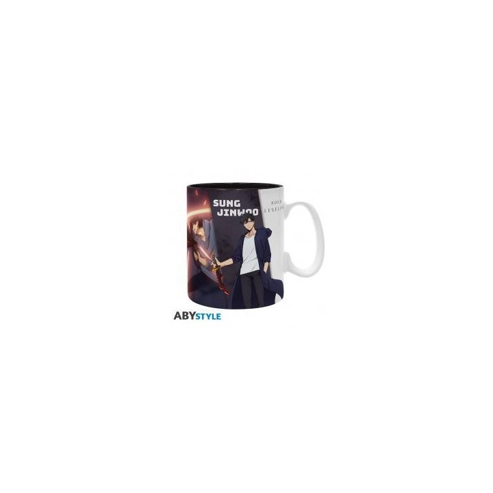 abystyle taza abystyle solo leveling jinwoo & igris