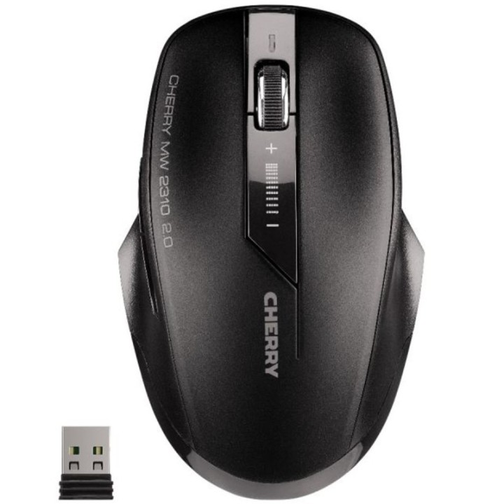 cherry mouse raton cherry inalambrico mw 2310 usb 5 botones negro