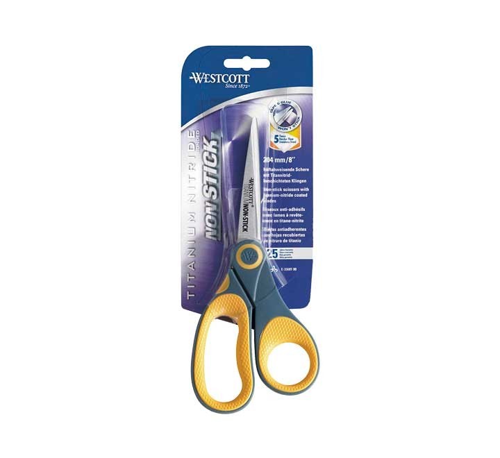tijeras westcott titanium nitride non stick 8"