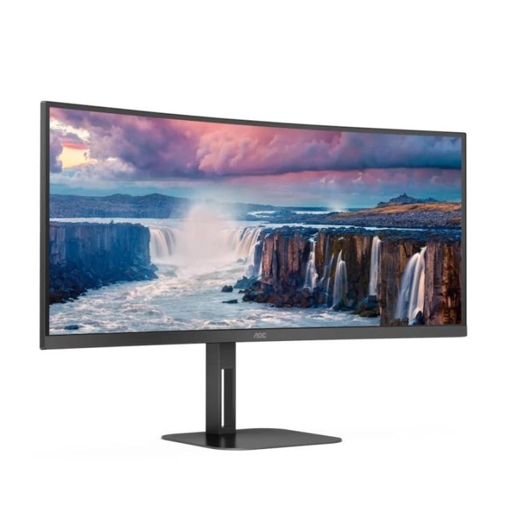 aoc cu34v5c monitor 34" 2k hdmi usbc mm aa cur