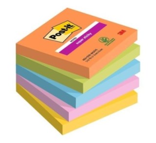 pack 5 bloc notas post it 76x76mm boost
