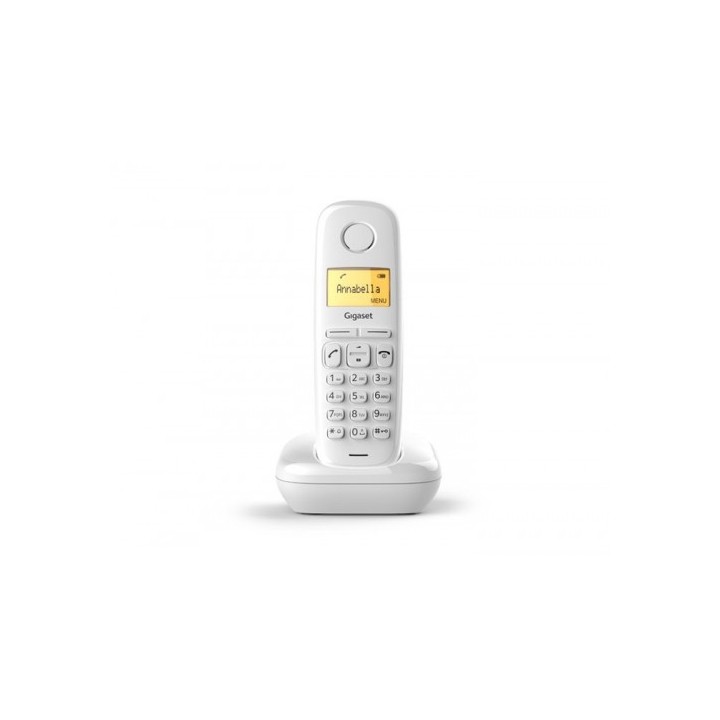 gigaset telefono fijo inalambrico gigaset a170 blanco s30852 h2802 d202