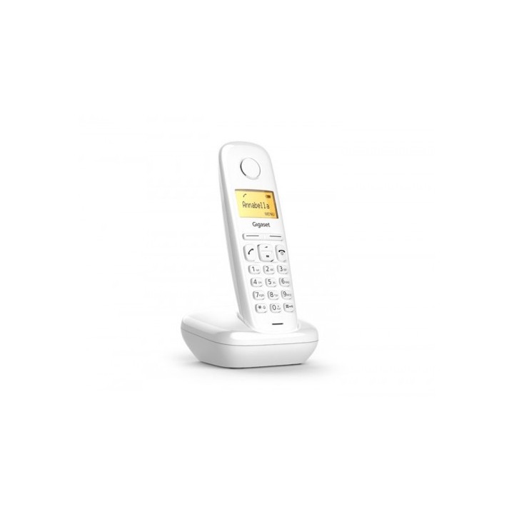 gigaset telefono fijo inalambrico gigaset a170 blanco s30852 h2802 d202