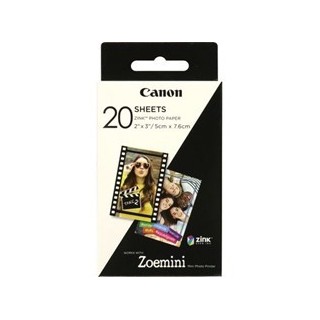 canon papel fotografico canon zp   2030 20 hojas zink para zoemini