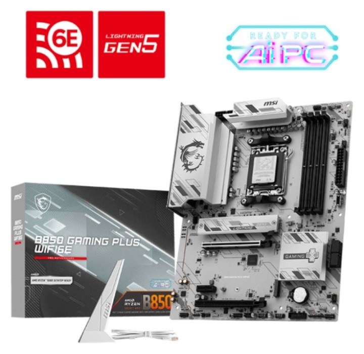 placa base msi b850 gaming plus wifi6e 256gb