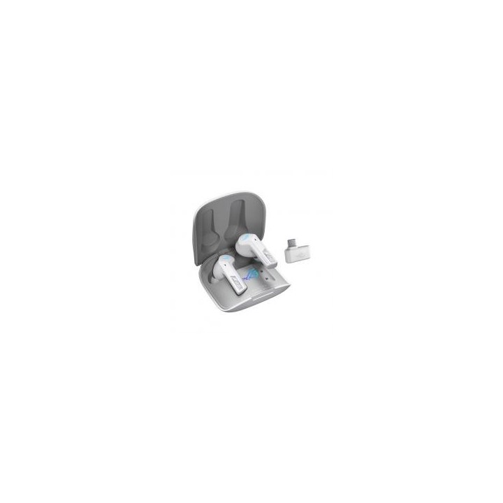 asus auriculares gaming asus rog cetra true wireless speednova inalambrico blanco