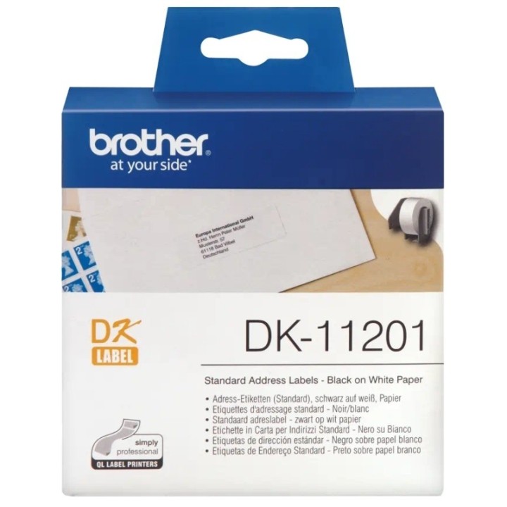 brother etiquetas dk11201 direcci?n 29x90mm 400 ud