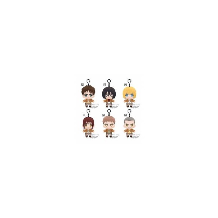 banpresto peluche banpresto attack on titan tomonui plush assort series 1 unidad aleatoria