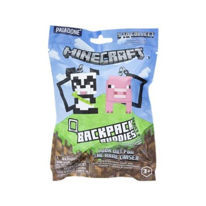paladone figura con colgante backpack budies paladone minecraft t2