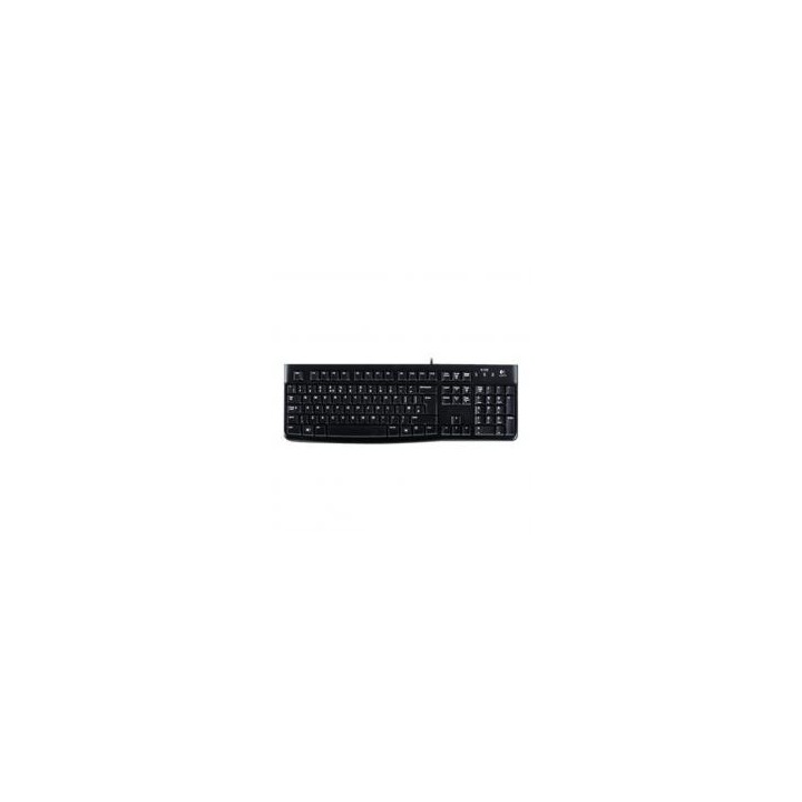 logitech teclado logitech k120 usb negro en ingles  eeuu