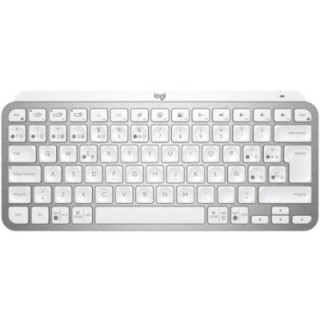 logitech teclado logitech mx keys gris palido wireless inalambrico espa?ol bateria