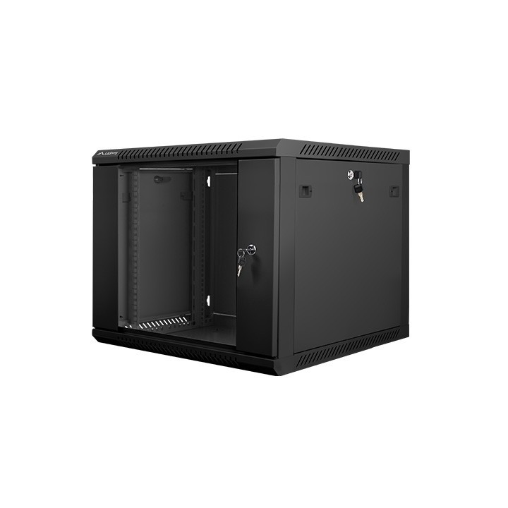 lanberg armario rack lanberg 9u 600x600x501 auto ensamblado 19 pulgadas hasta 60 kg negro