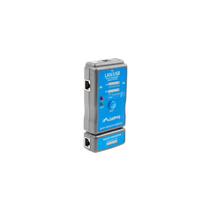 lanberg testeador network lanberg nt   0403 rj45    rj11    usb