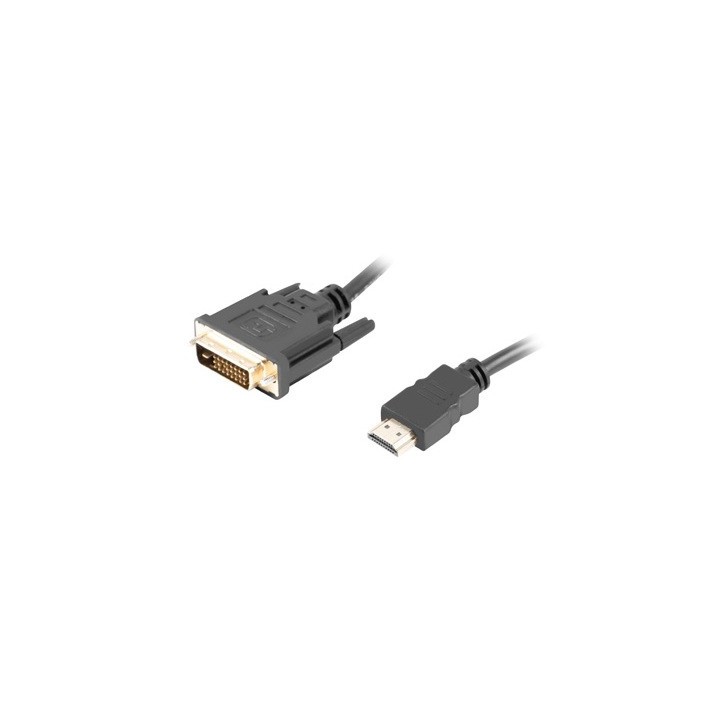 lanberg cable hdmi lanberg macho    dvi   d 24+1 macho 4k dual link 3m negro