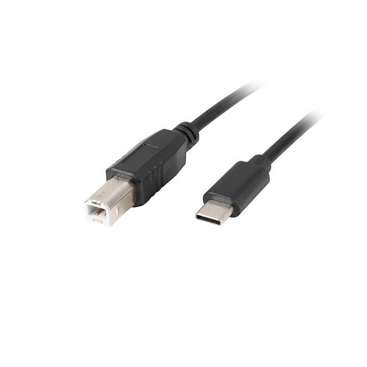 lanberg cable usb lanberg usb c a usb b 2.0 ferrita 3m negro