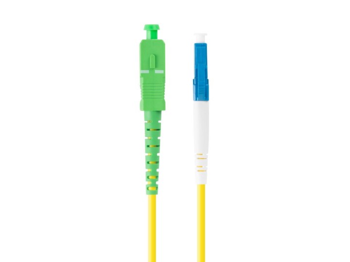 lanberg latiguillo fibra optica lc   upc a sc   apc lanberg 2m mono simplex g657a1 lszh amarillo