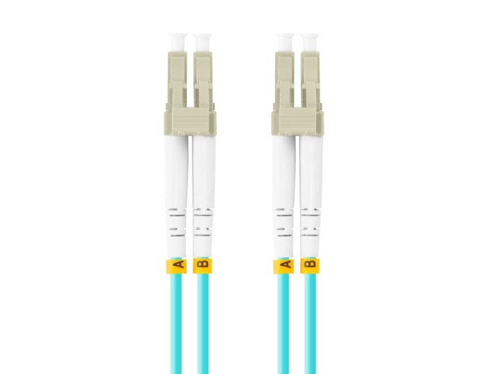 lanberg latiguillo fibra optica lc   upc lanberg 3m multi duplex om3 50   125 lszh azul