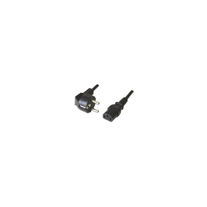 ewent cable de alimentacion ewent para fuente universal schuko   iec320 c13 3m