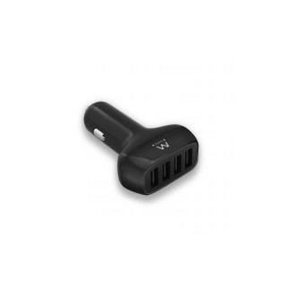 ewent cargador de coche ewent ew1354 4 puertos usb 9.6a