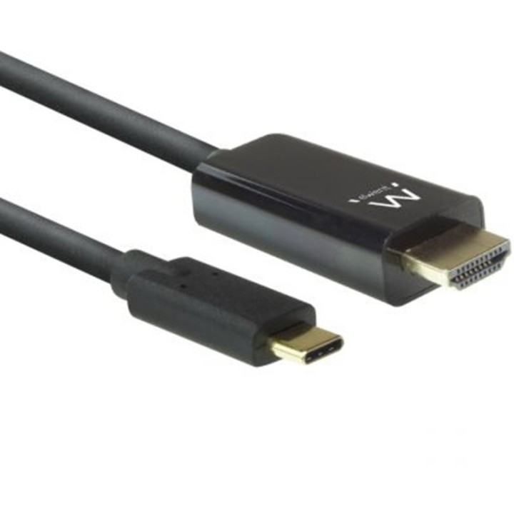 ewent cable adaptador ewent usb tipo c a hdmi 4k   30hz macho   macho 2m