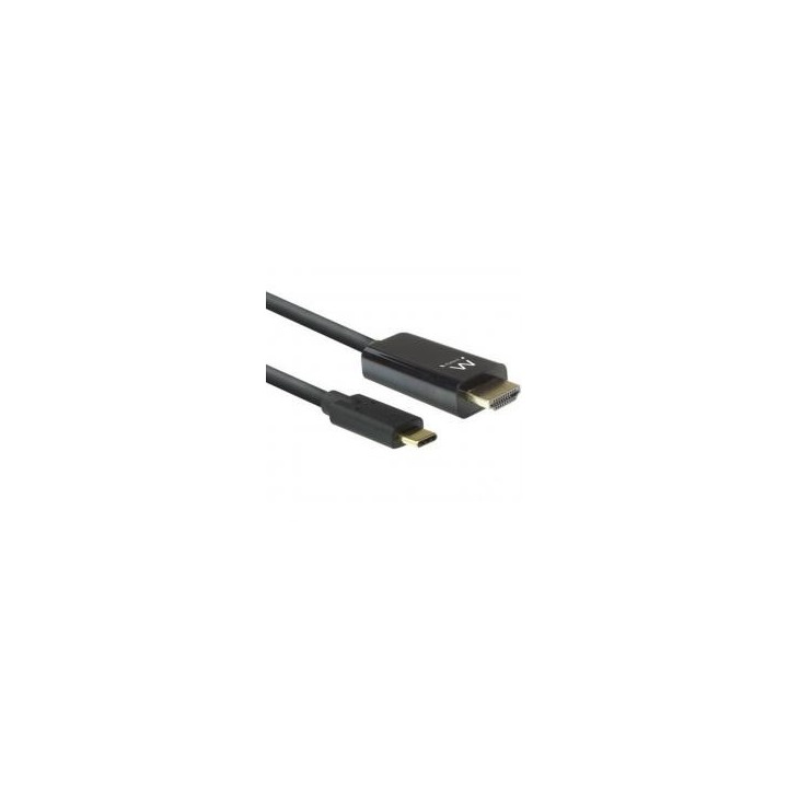 ewent cable adaptador ewent usb tipo c a hdmi 4k   30hz macho   macho 2m