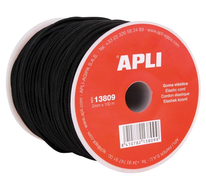 bobina de goma elastica apli 2mmx100m 13809