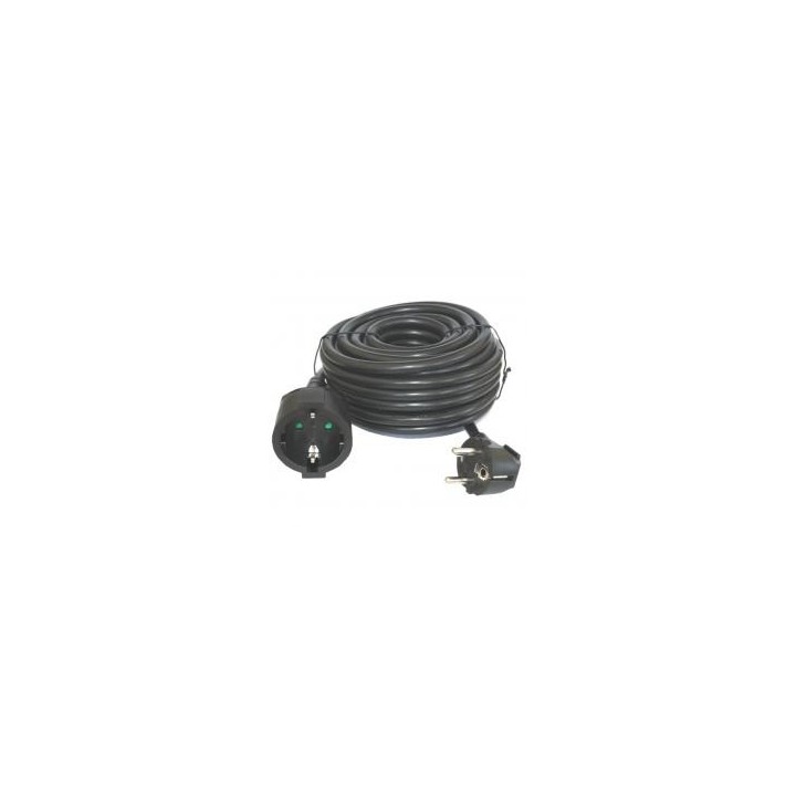 silver cable prolongador de corriente silver electrics 2m    3x 1.5mm    250v    16a    3.500w negro