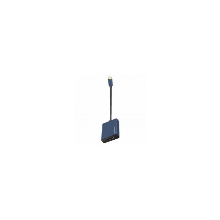 silver ht adaptador logan silver ht usb tipo c a hdmi 4k azul marino