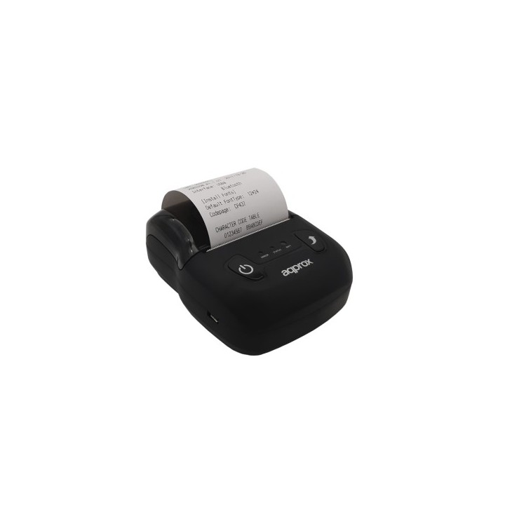 tpv impresora approx apppos58au portatil+ con bateria termica 56mm conexion usb corte manual y autom