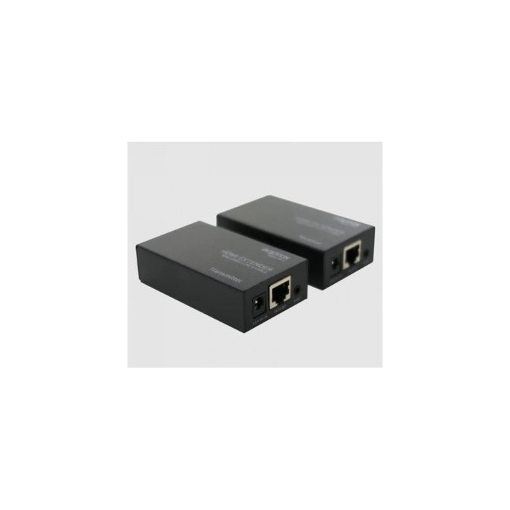 extensor hdmi con cable rj45 cat 6  30m  approx soporta resoluciones 1080p, 3d y sonido dts y dolby