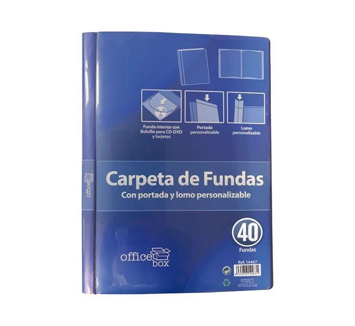 carp. 40 fund office box personaliz. a4 negro