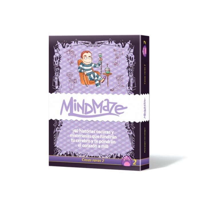 asmodee juego de mesa mind maze  cosas raras 2 pegi 14
