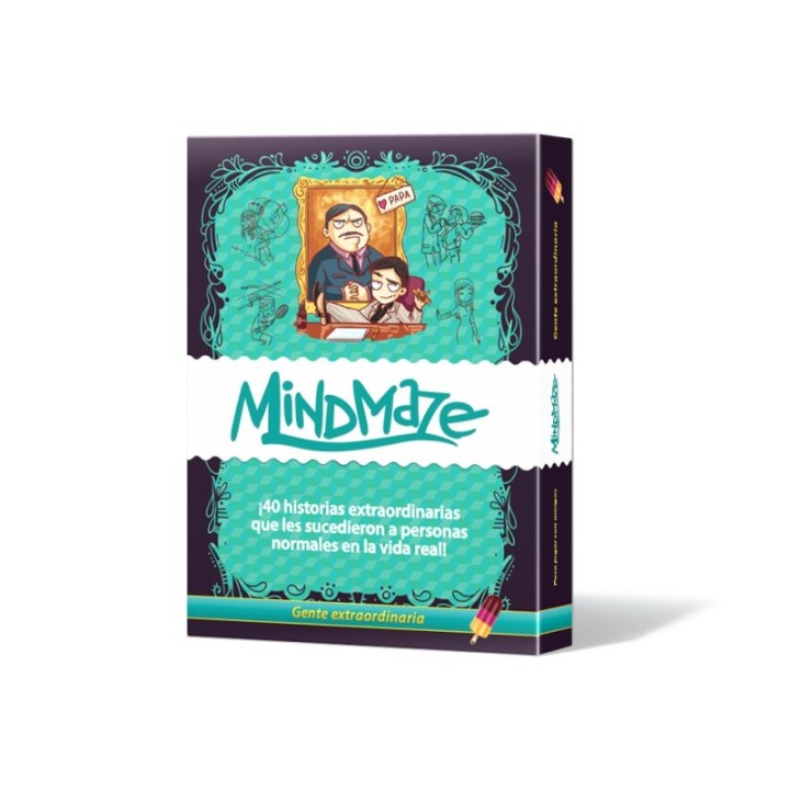 asmodee juego de mesa mind maze  gente extraordinaria pegi 14