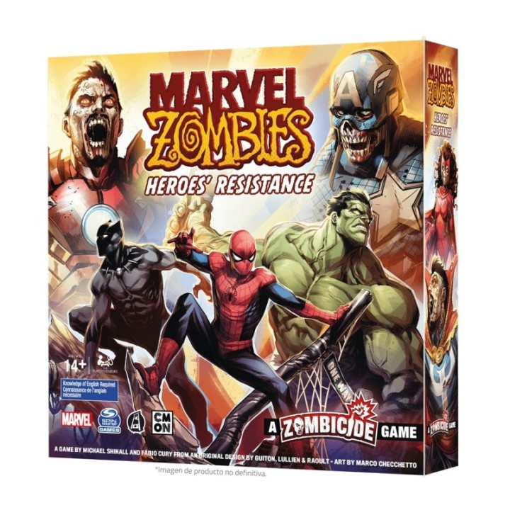 asmodee juego de mesa marvel zombies heroes resistance edad recomendada 14 a?os