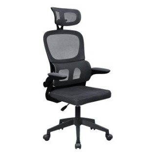 silla ergonomica mars gaming mgcergoprobk malla transpirable soporte lumbar gris