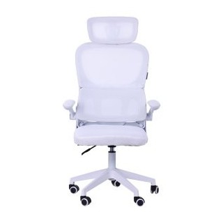 silla ergonomica mars gaming mgcergoprowh malla transpirable soporte lumbar blanco