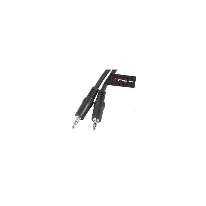 phoenix technologies cable de audio mini jack  3.5 mm m   m est?reo de 3 m
