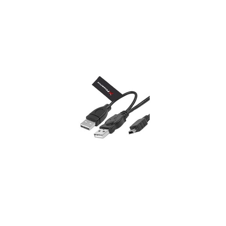 phoenix technologies cable 2 conectores usb 2.0 a  mini usb b 5 pines 1.5 m