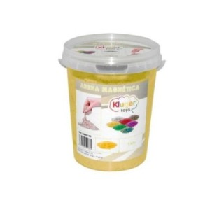 bote arena magnetica niefenver 1kg amarillo