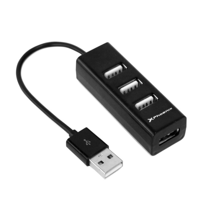 phoenix technologies hub usb portatil phoenix 4 puertos usb 2.0 cable conector usb flexible dise?o c