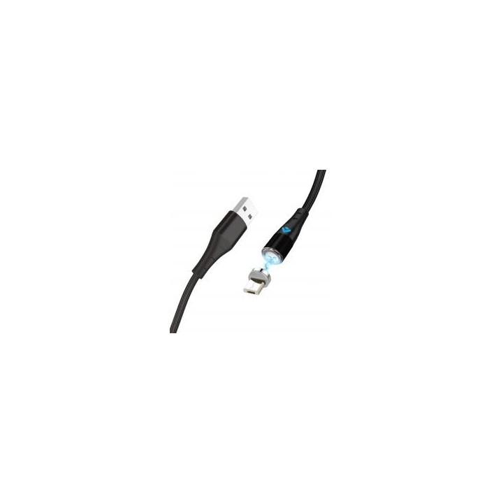 phoenix technologies cable de carga r?pida 3a y datos   magn?tico   micro usb   1 m
