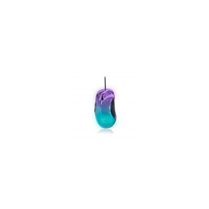 phoenix technologies rat?n gaming phoenix banshee transparente rgb 10000 dpi con cable