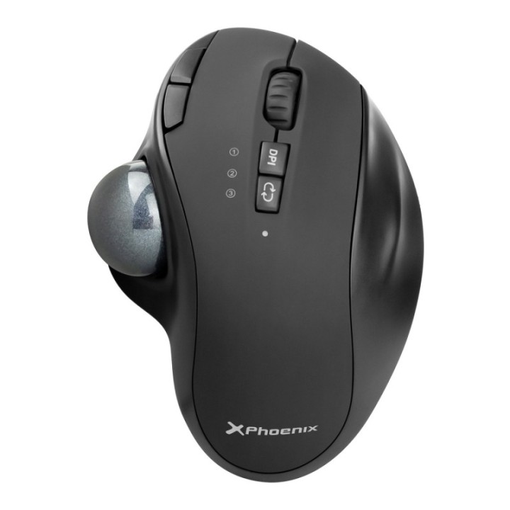 phoenix technologies rat?n inalambrico phoenix ergo t1 ergonomico trackball bater?a recargable multi
