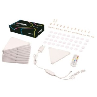 phoenix technologies phoenix astral kit de iluminaci?n modular rgb con paneles triangulares