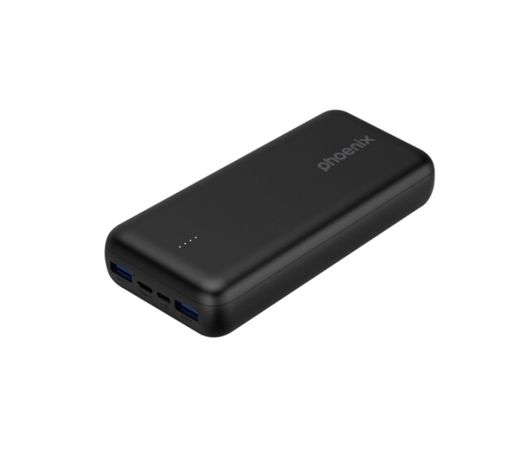 phoenix technologies phoenix powerbank bater?a externa 20000mah con 2 usb carga rapida y 1 usb tipo