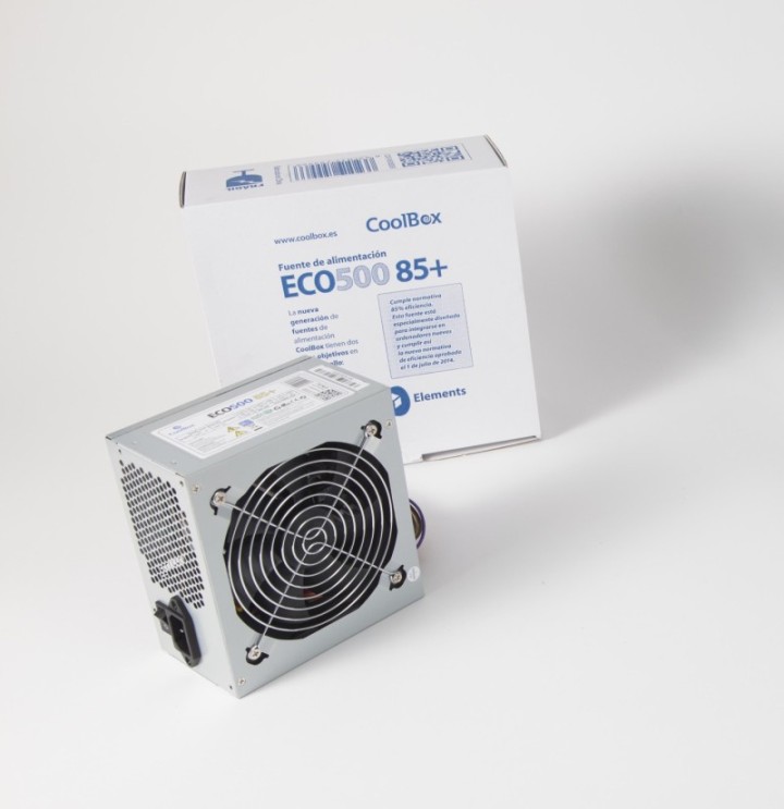 coolbox fuente de alimentacion coolbox atx eco 500 85+ full range