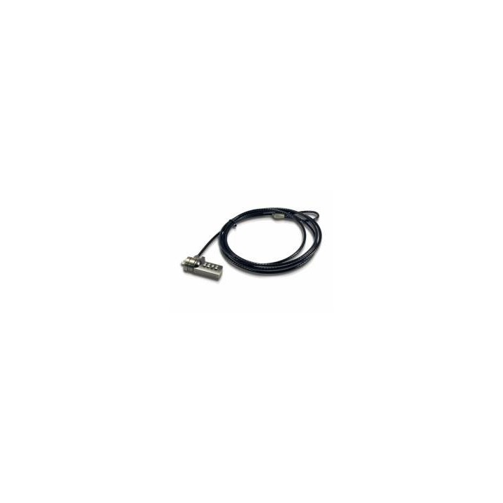 conceptronic cable de seguridad coneptronic para portatiles 1.8m combinacion