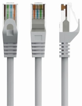 cable red gembird utp cat6 3m gris