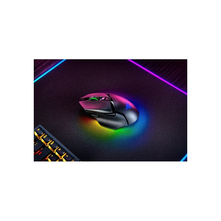 razer razer basilisk v3 pro raton mano derecha rf wireless + bluetooth + usb type c optico 30000 dpi