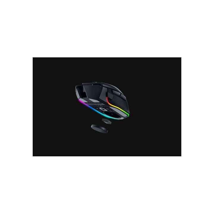 razer razer basilisk v3 pro raton mano derecha rf wireless + bluetooth + usb type c optico 30000 dpi